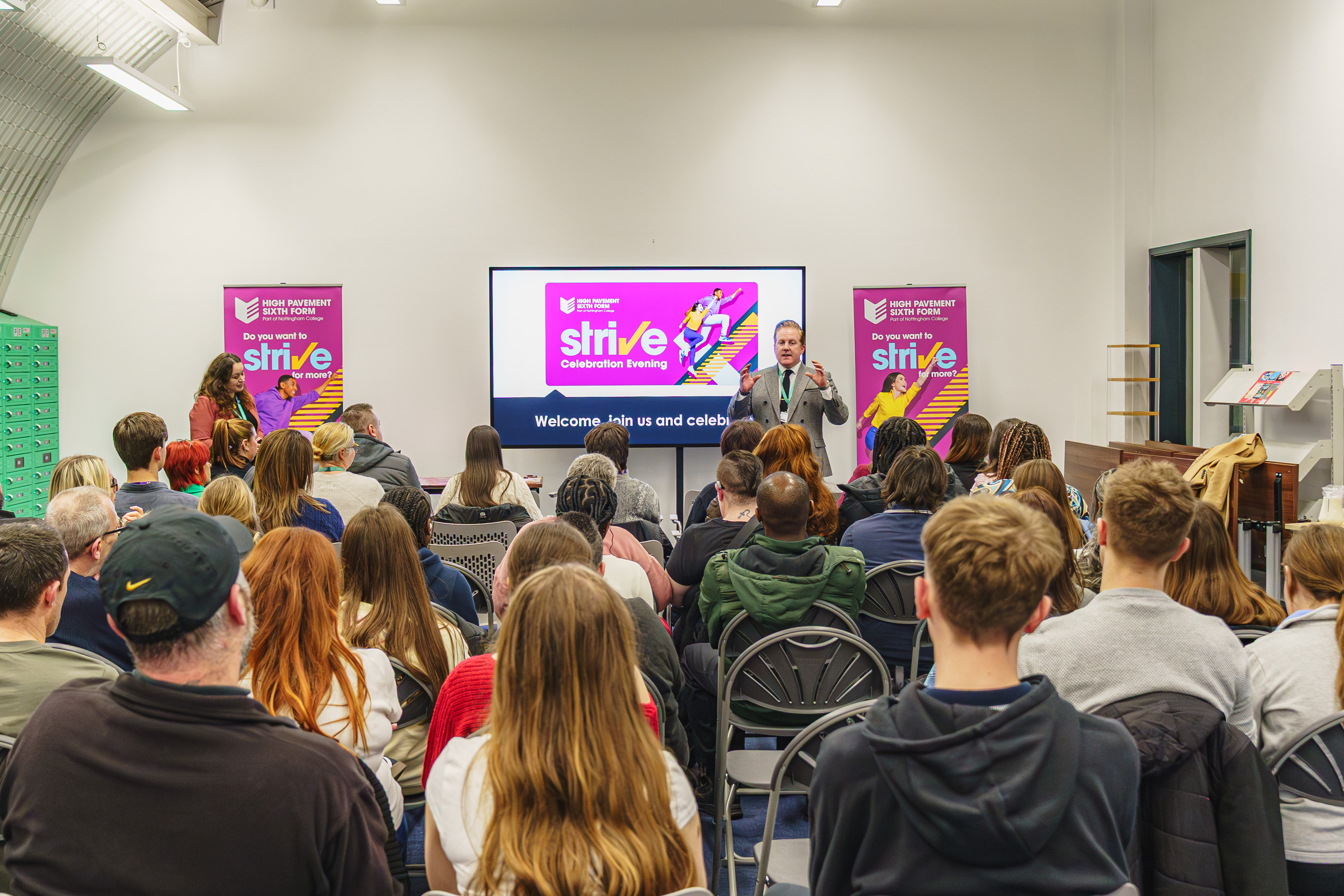 Wide shot of Strive Graduation 2026