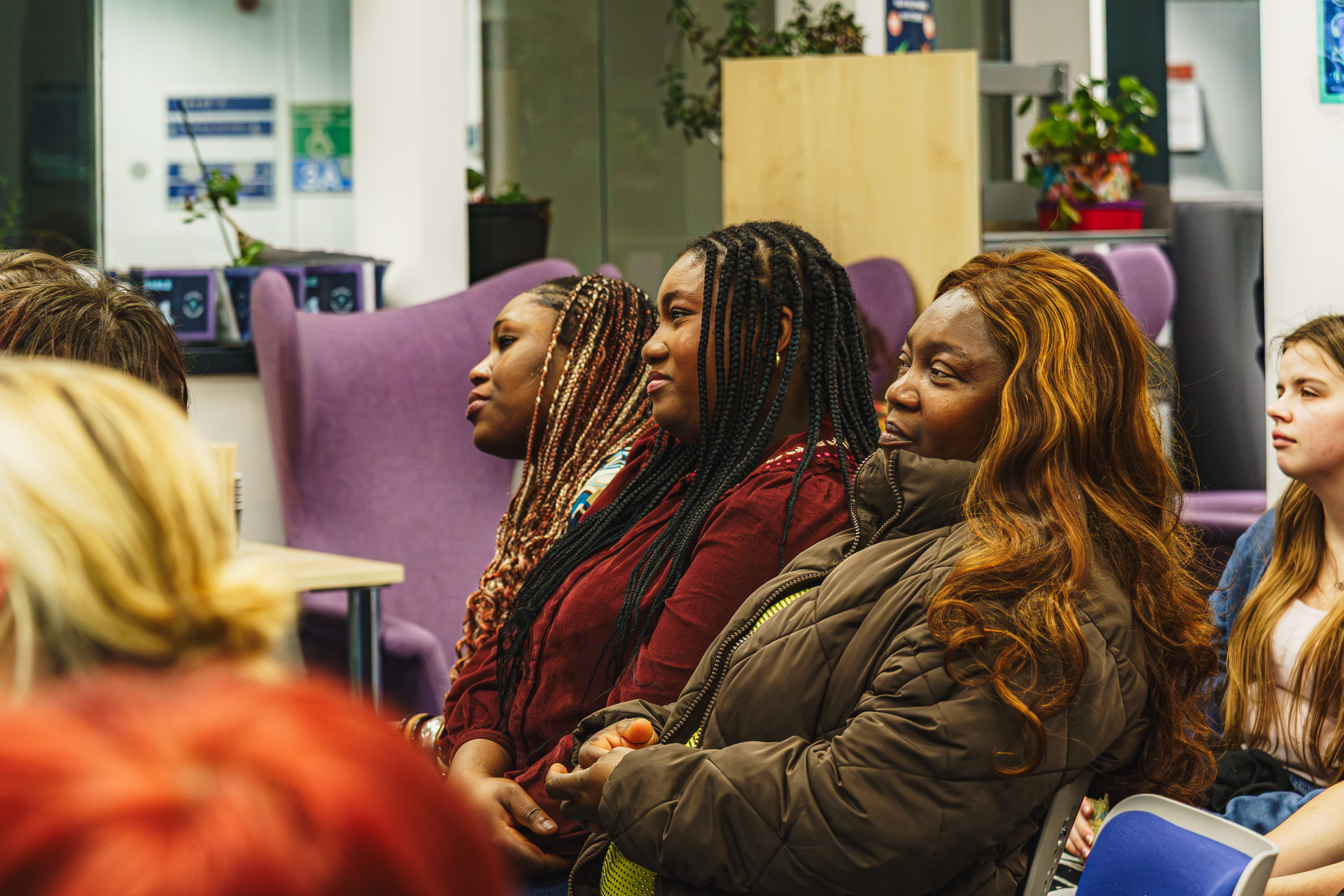 Cropped in shot of audience and Strive Graduation 2026