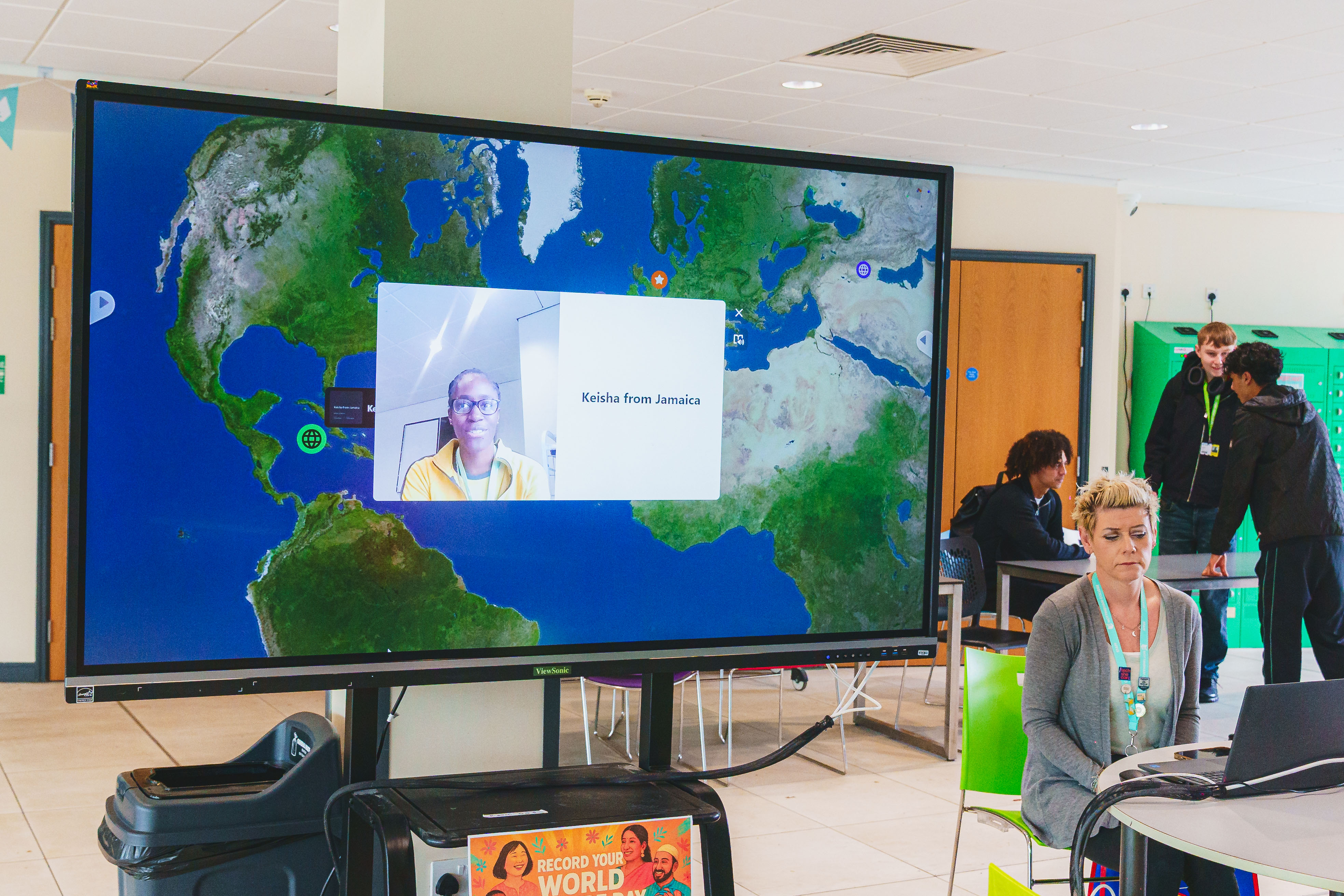 Basford - virtual connections with people across the world