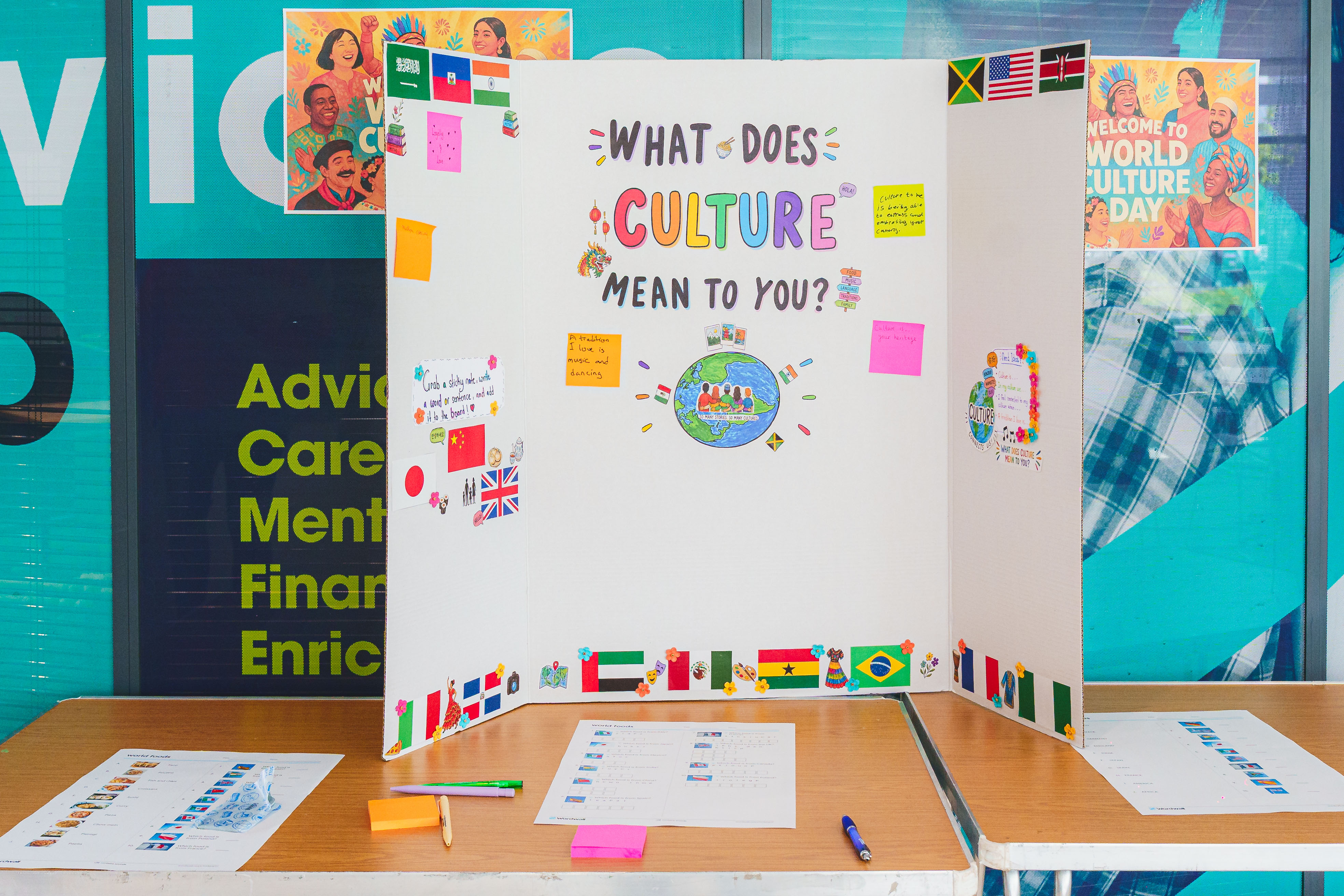 Basford - Interactive culture day board