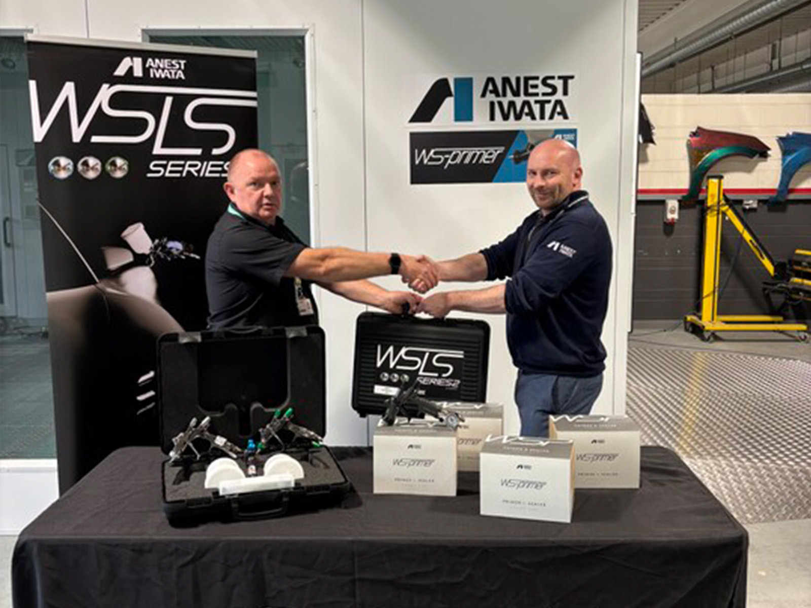 Sponsorship handover of equipment