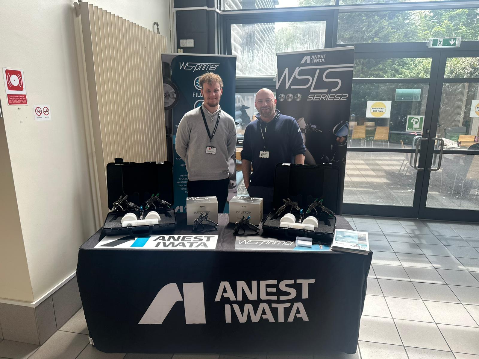 Anest Iwata display stand