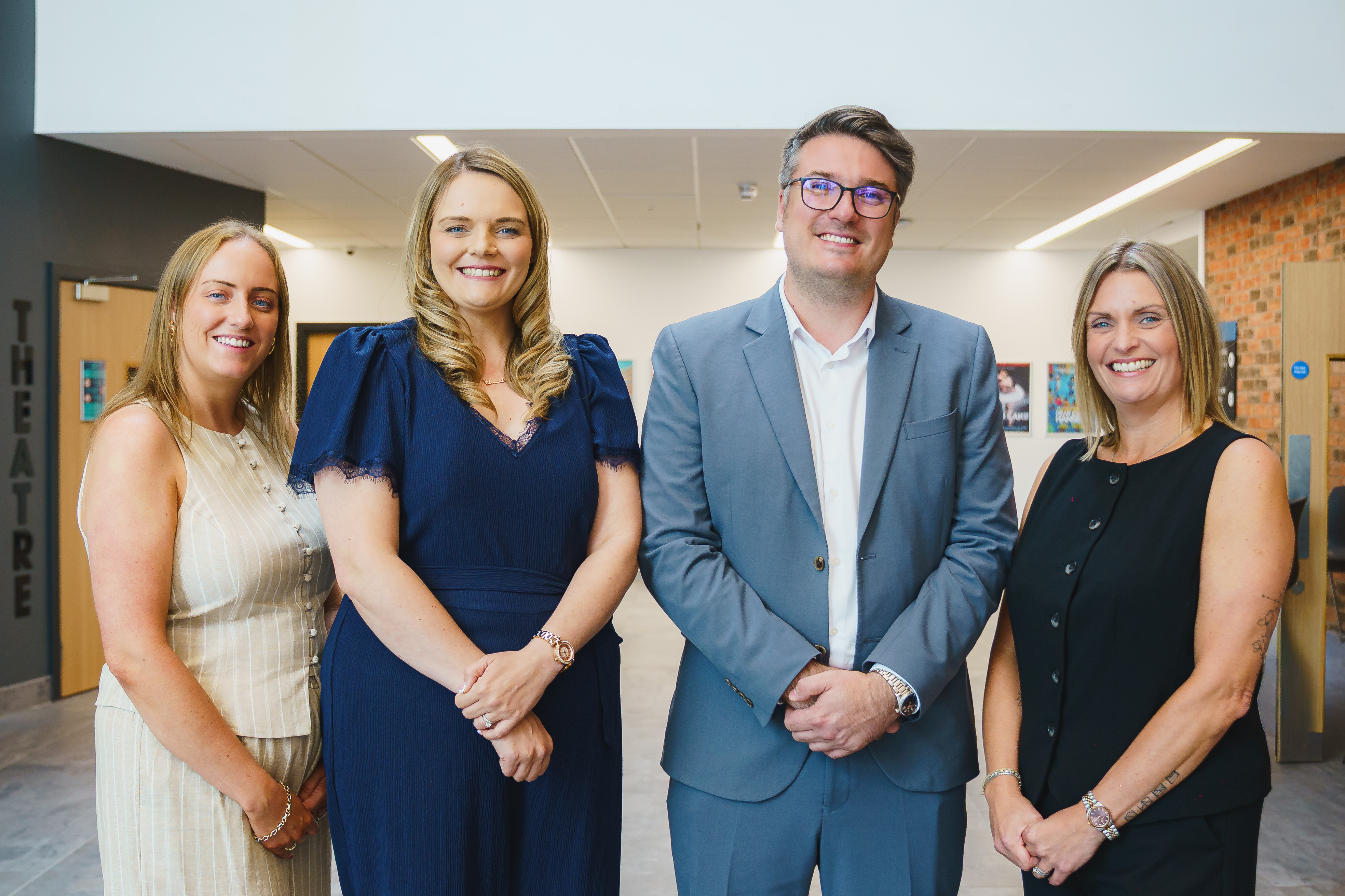 Photo, from L-R: Maxine Blake, Head of Business Development at Nottingham College; Lindsey Smith, Assistant Principal - Apprenticeships and Ruddington at Nottingham College; Luke Garratt, UK Technical Training Manager at Chery Group; Jane Blagg, Commercial Development Manager at Nottingham College