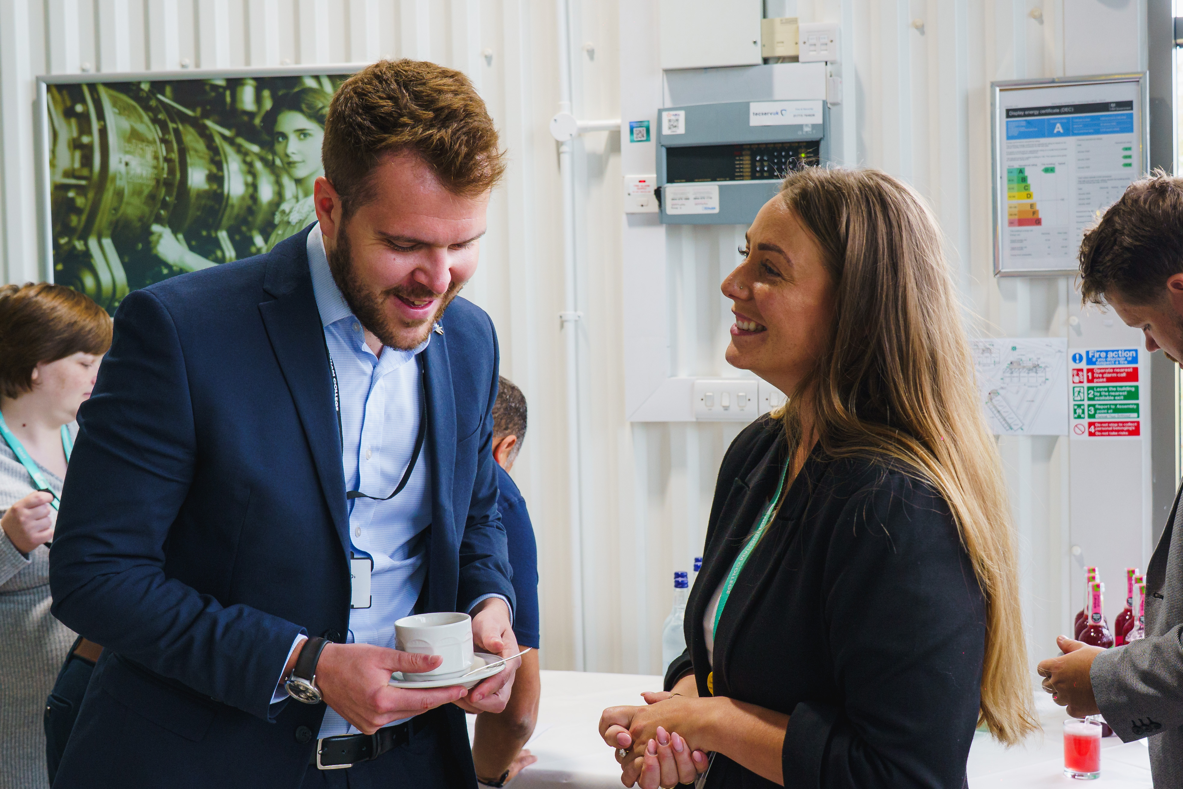 Guests at the Engineering and Electrical Centre launch