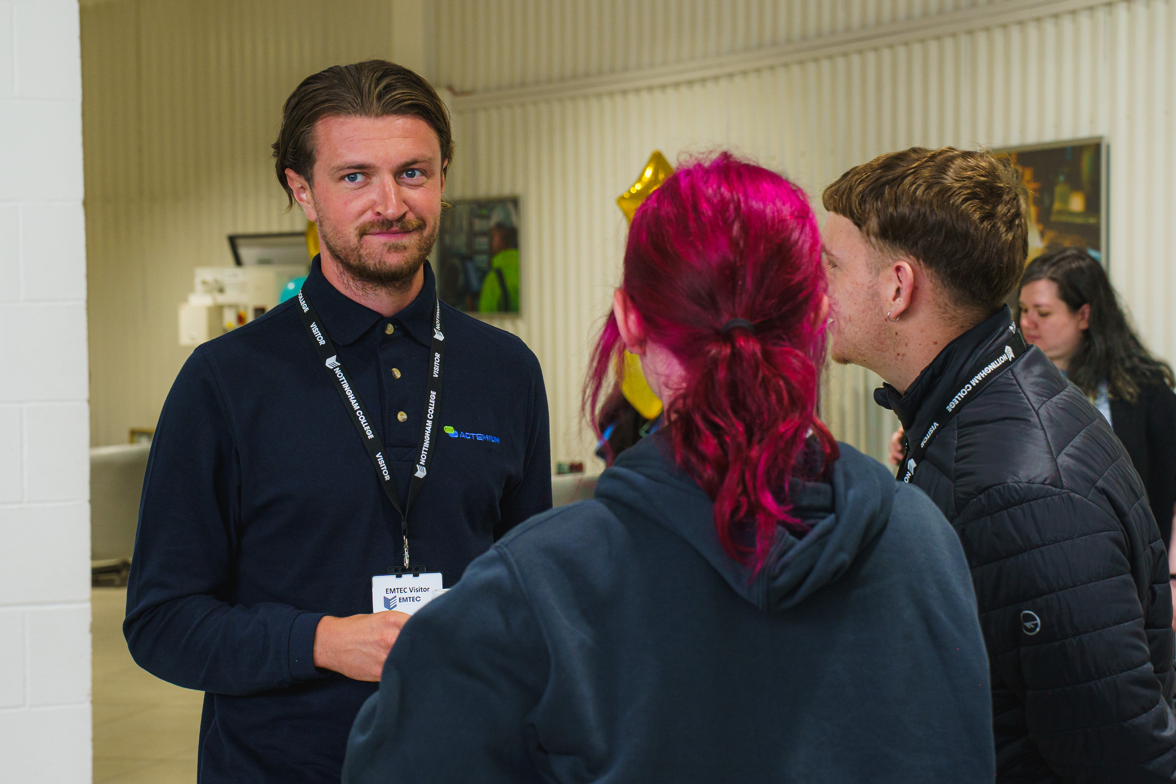 Guests at the Engineering and Electrical Centre launch
