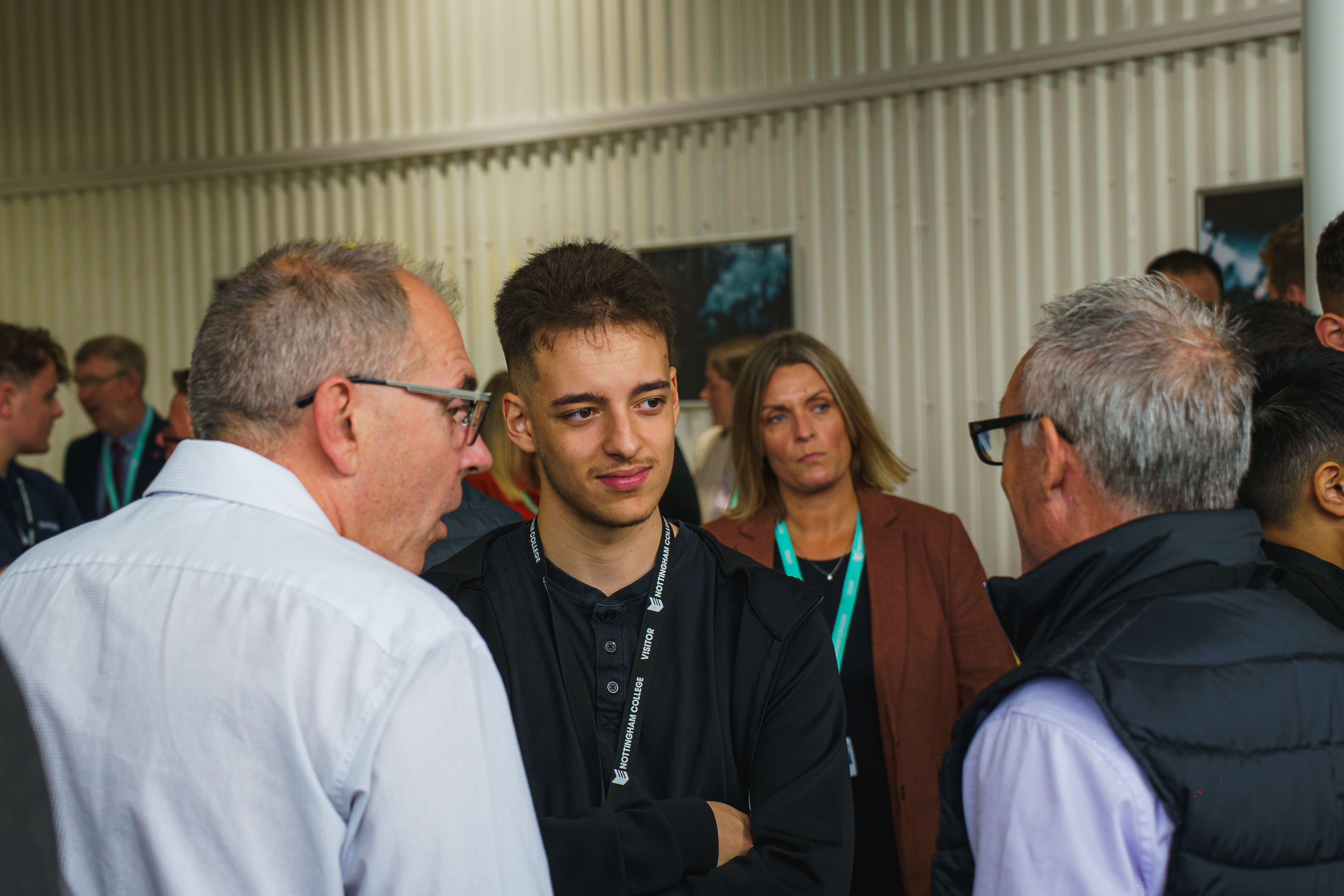 Guests at the Engineering and Electrical Centre launch