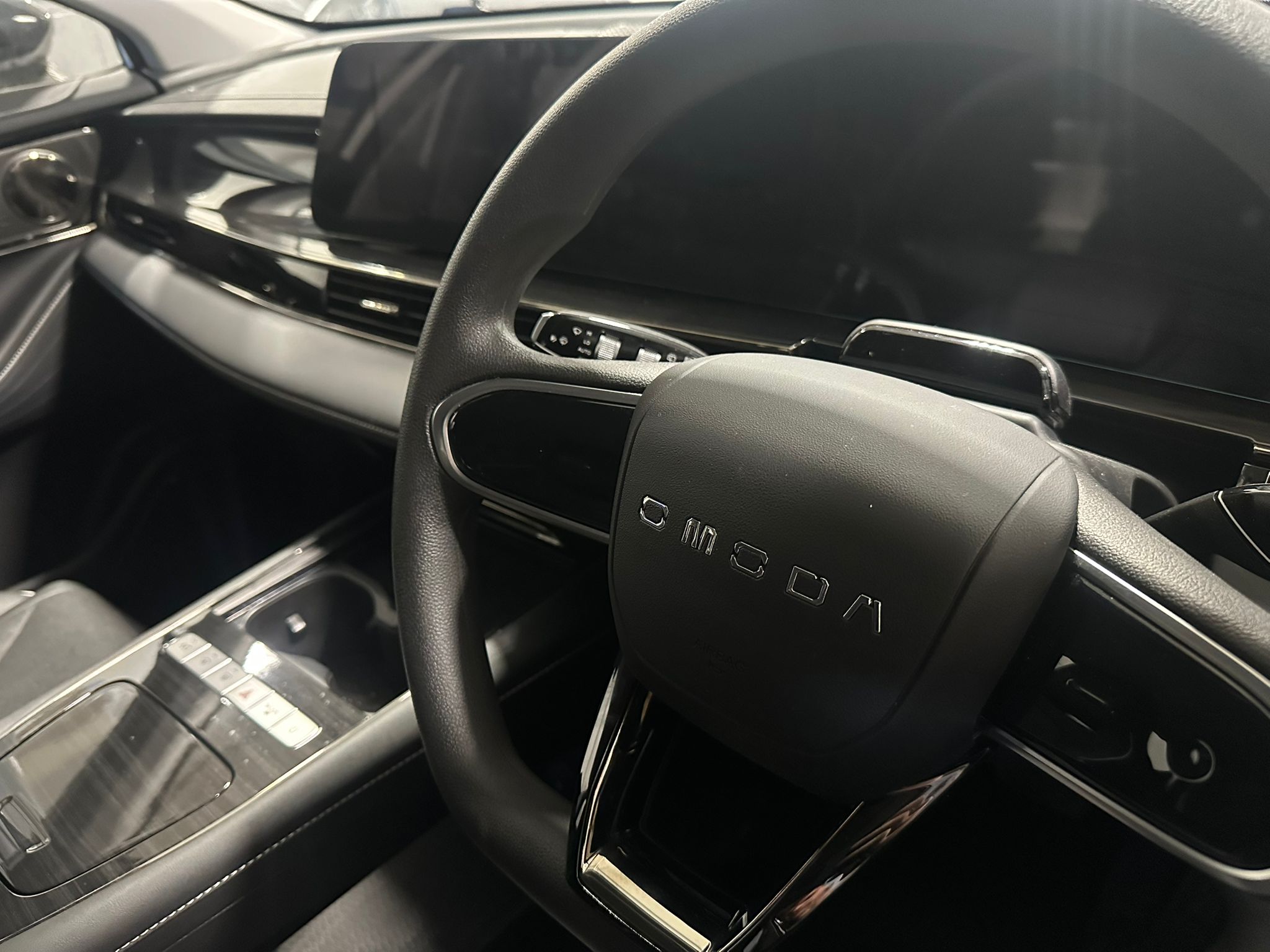 Inside of an Omoda vehicle