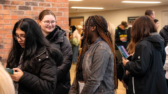 Visitors at an Open Evening at City Hub