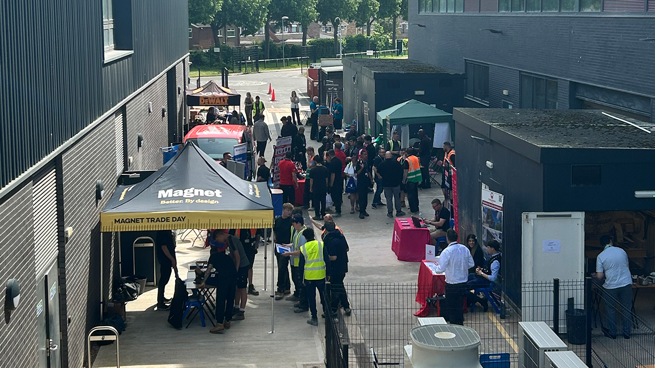 Birds Eye View of the Meet the Employer Event
