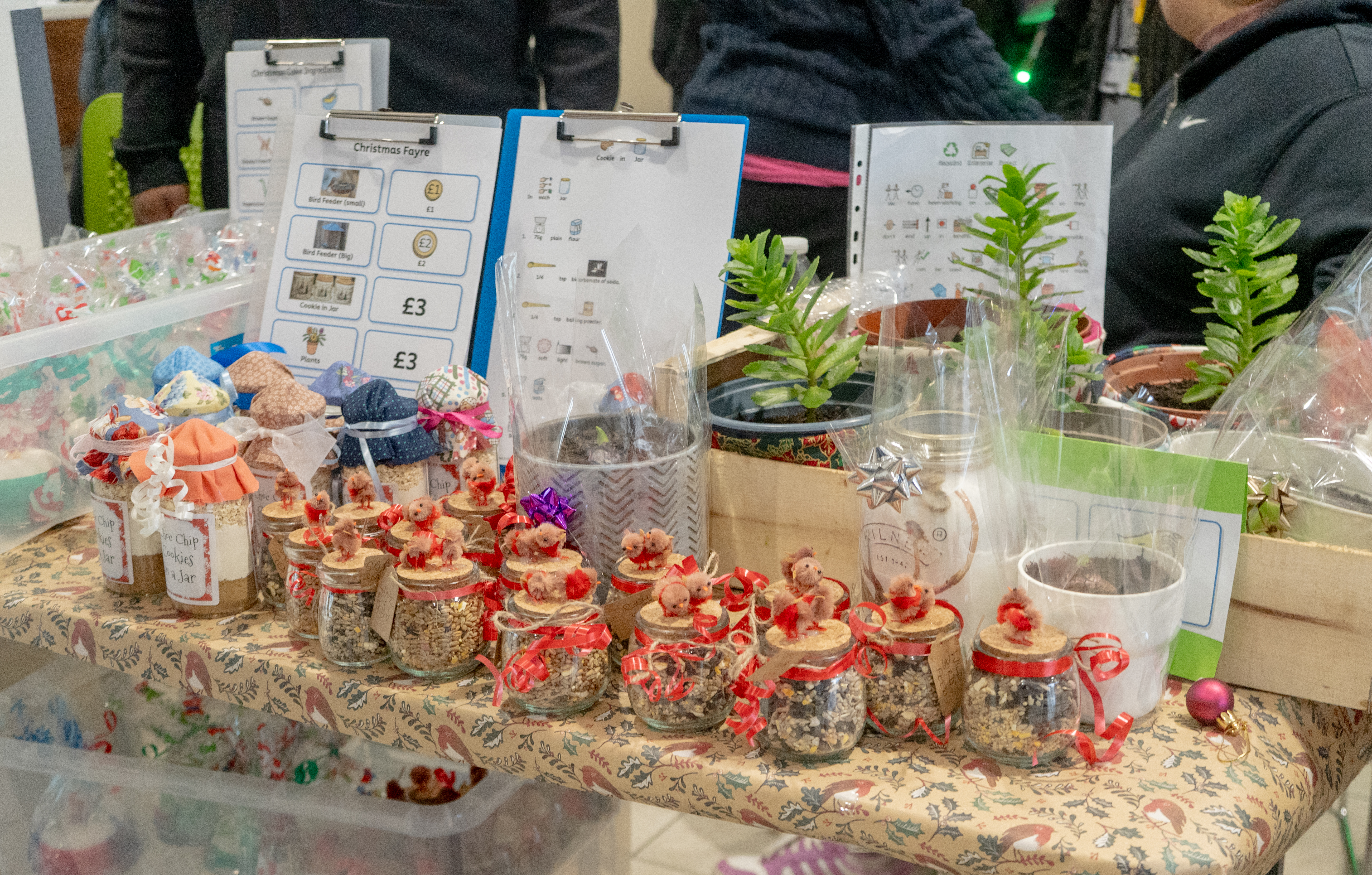 Stall selling plants