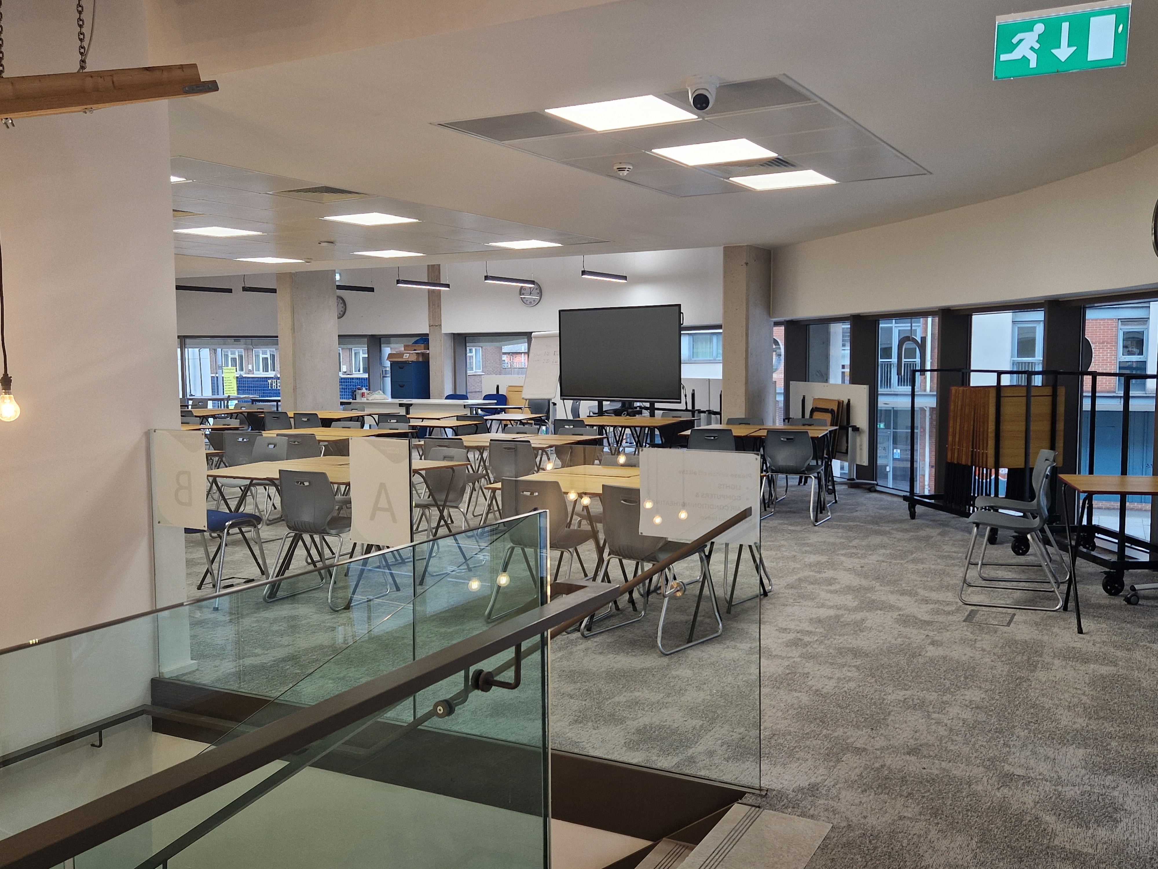 Upstairs to first floor