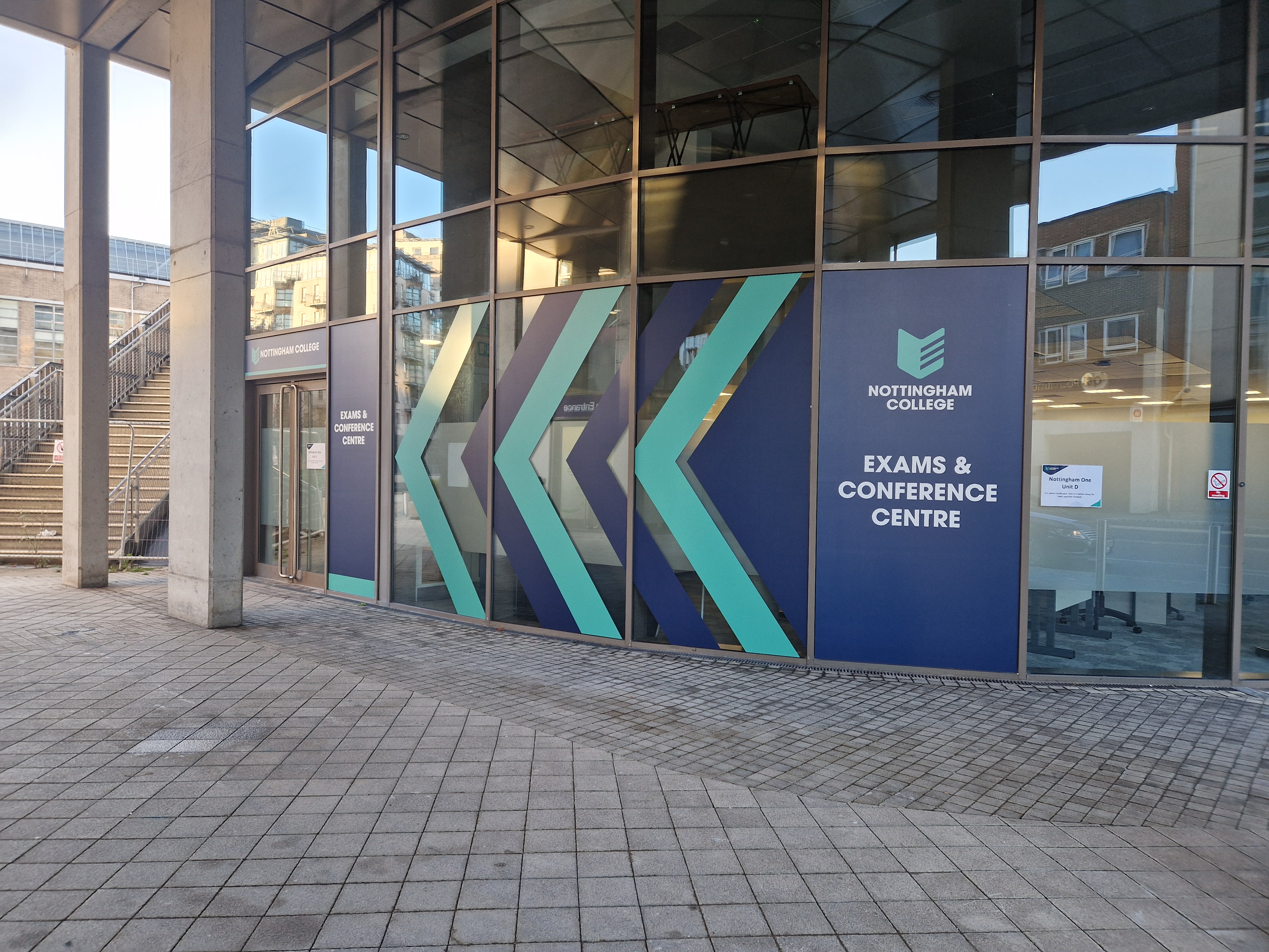Outside of our the Exams and Conference Centre