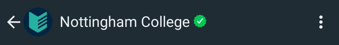 Nottingham college whatsapp