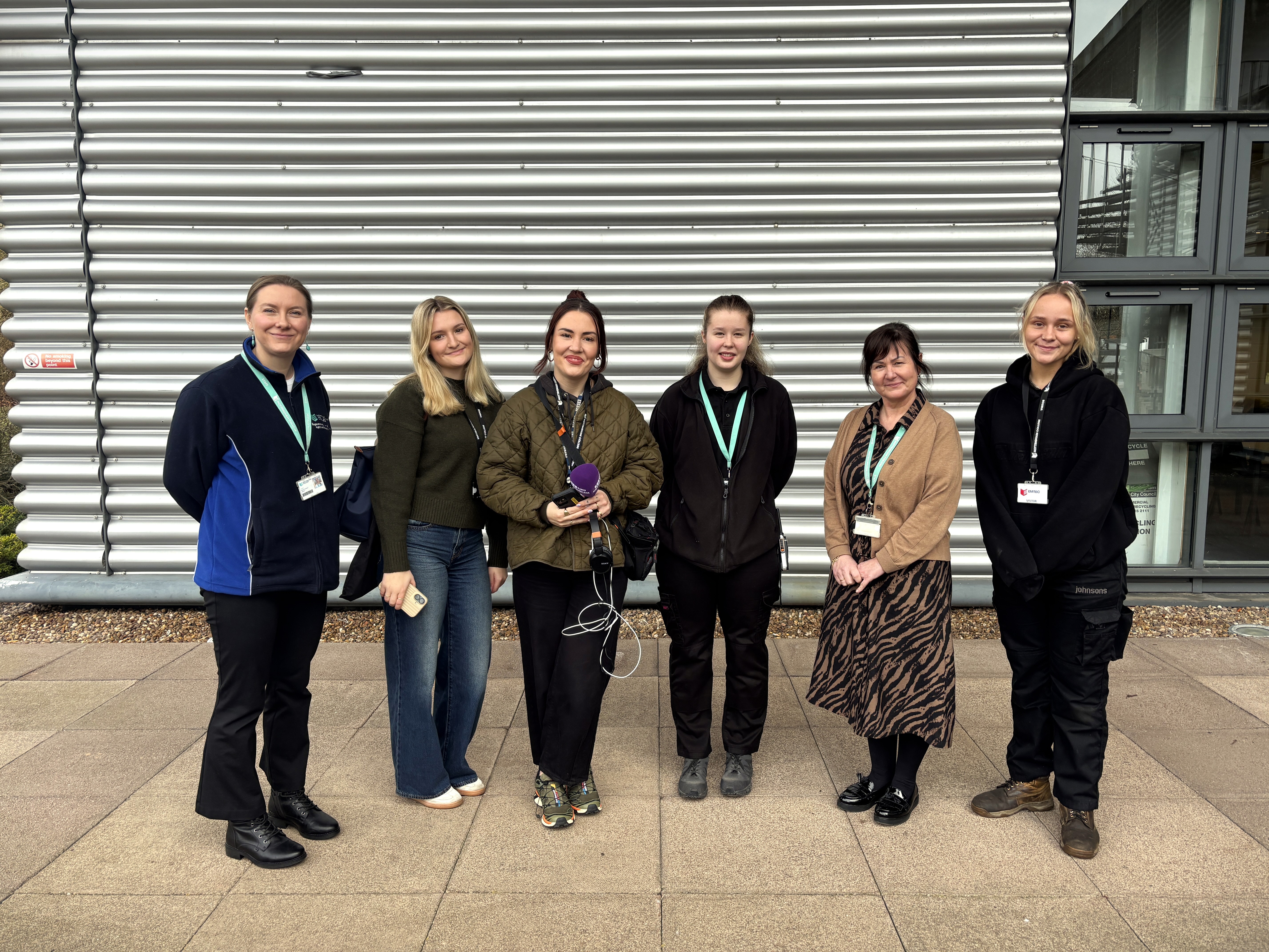 Group Photo with BBC & Nottingham College Apprentices