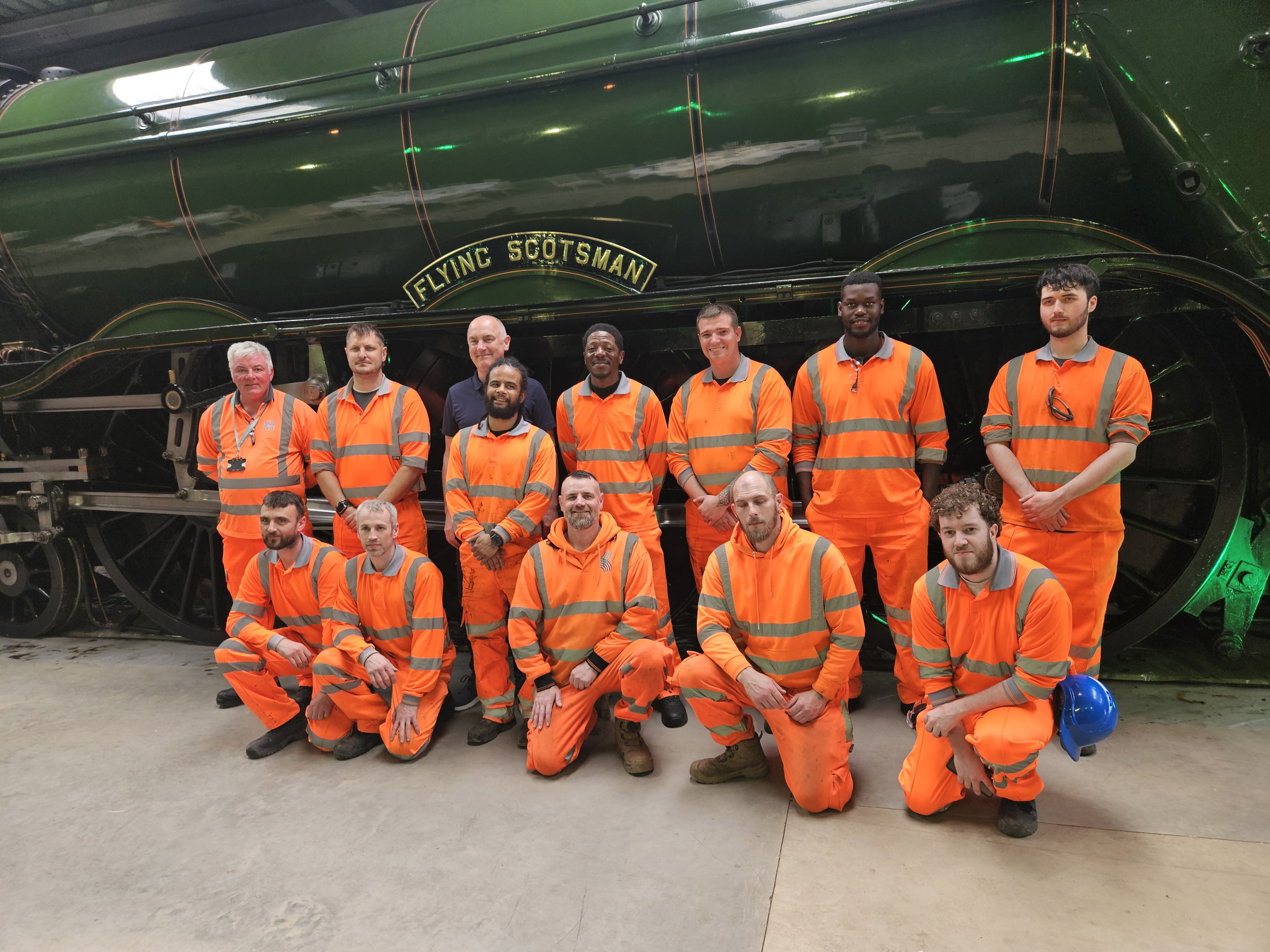 Mark Mclees Tutor with his crrent cohort along with Jonathan Bibby Director for Roemer Barnes