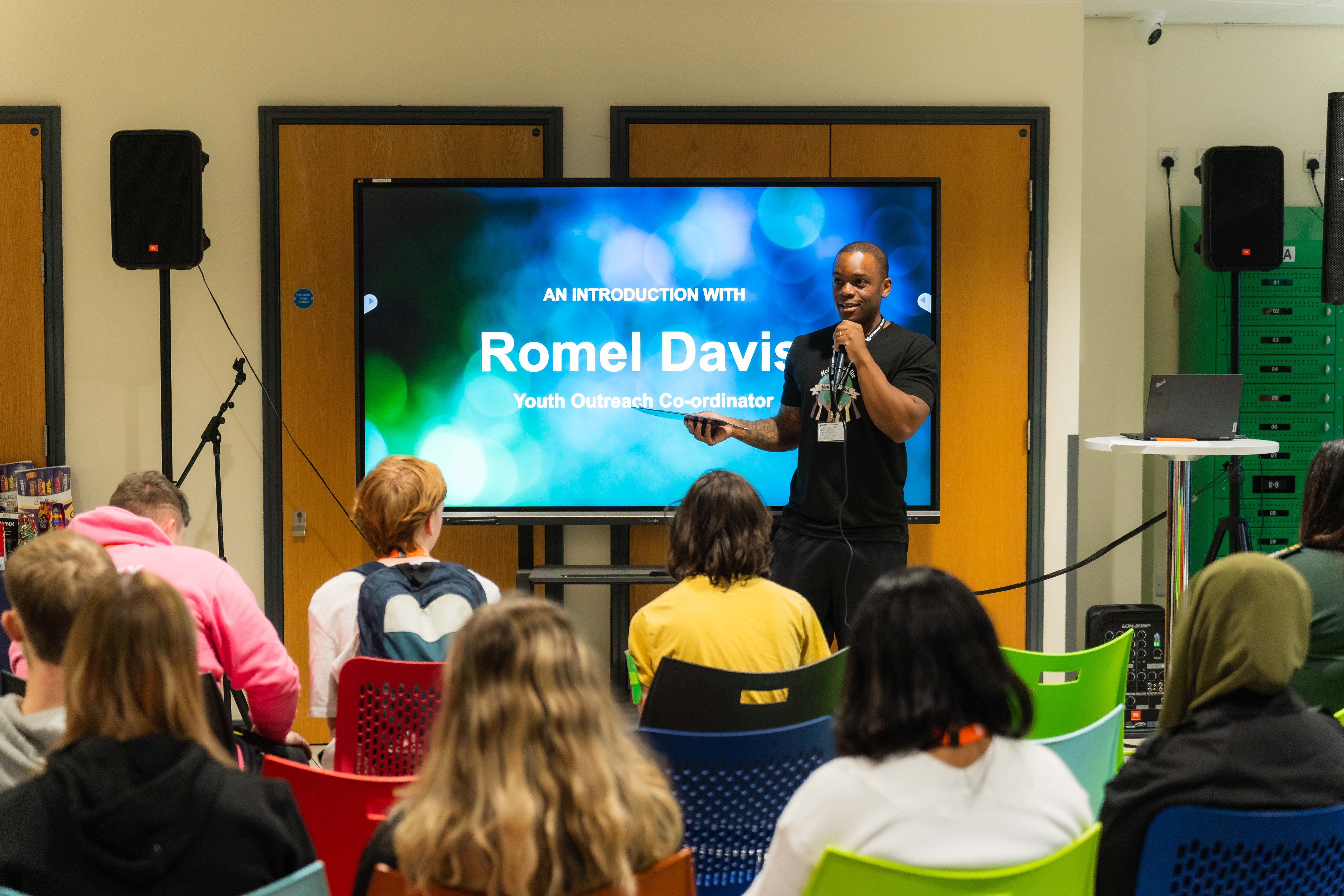 Romel Davies, Youth Outreach Coordinator for Nottinghamshire Police