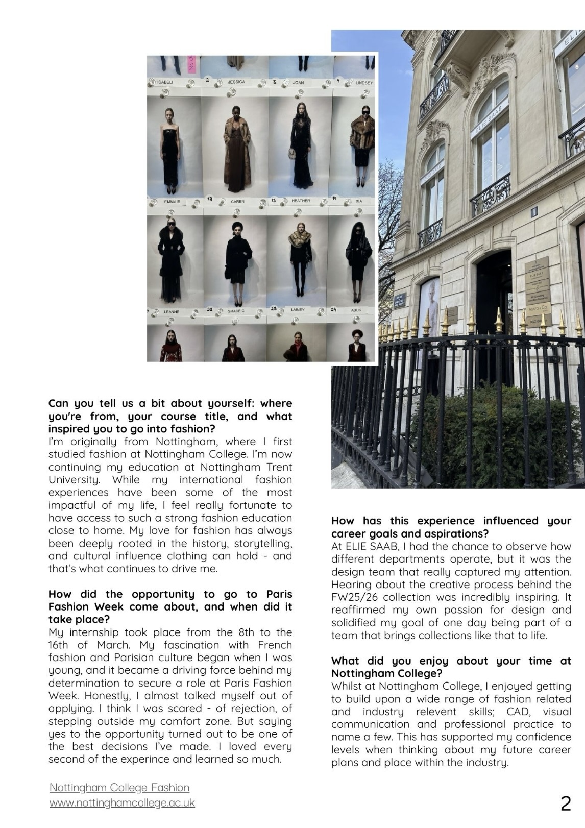 Paris Fashion Week - Maddie Clews