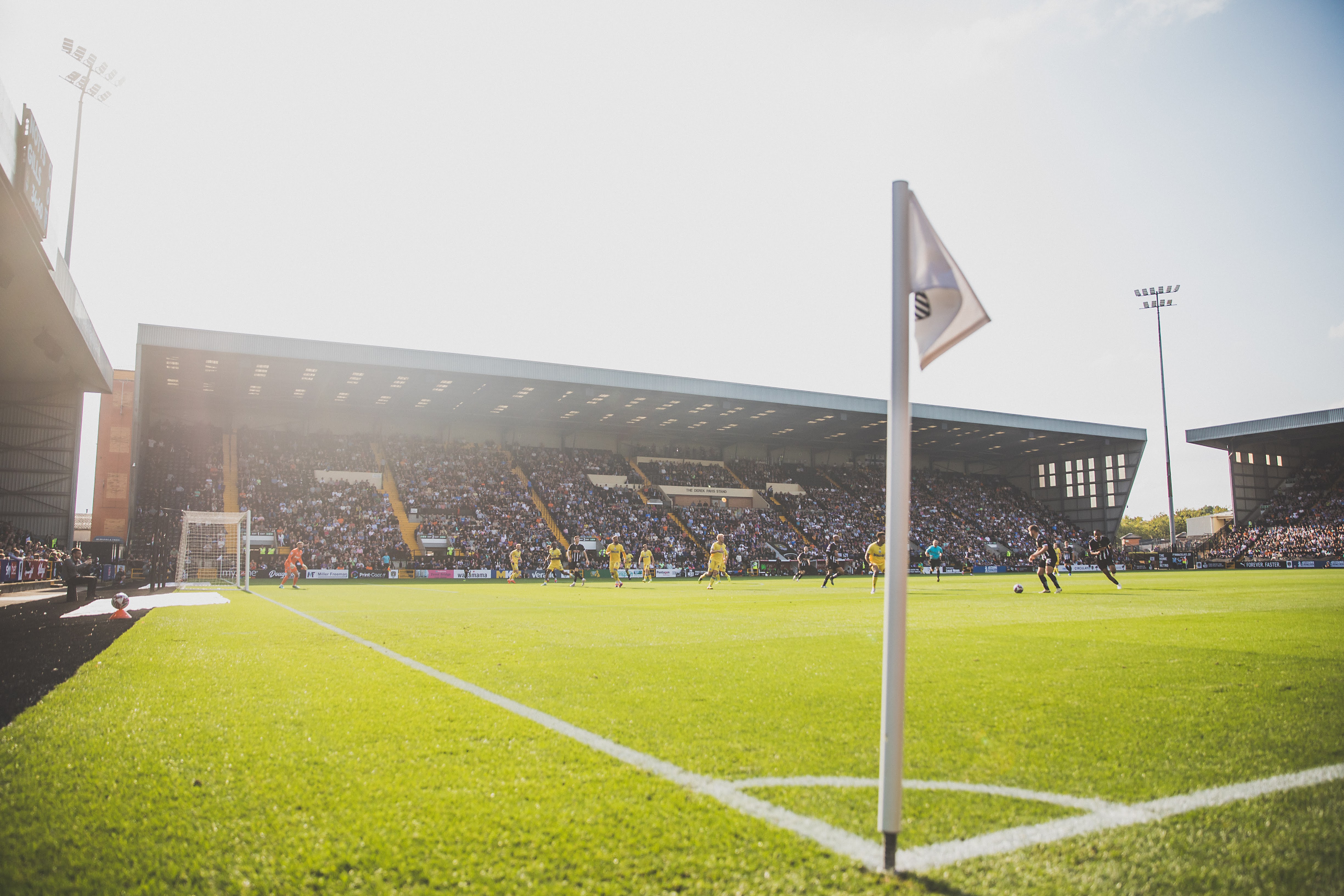 A picture of a football pitch
