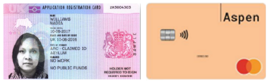 An image of an example Aspen Card