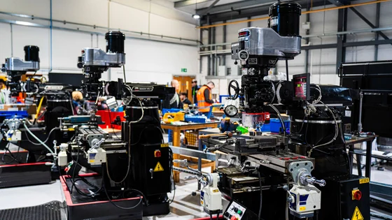 One of the engineering workshops at the Highfield campus.