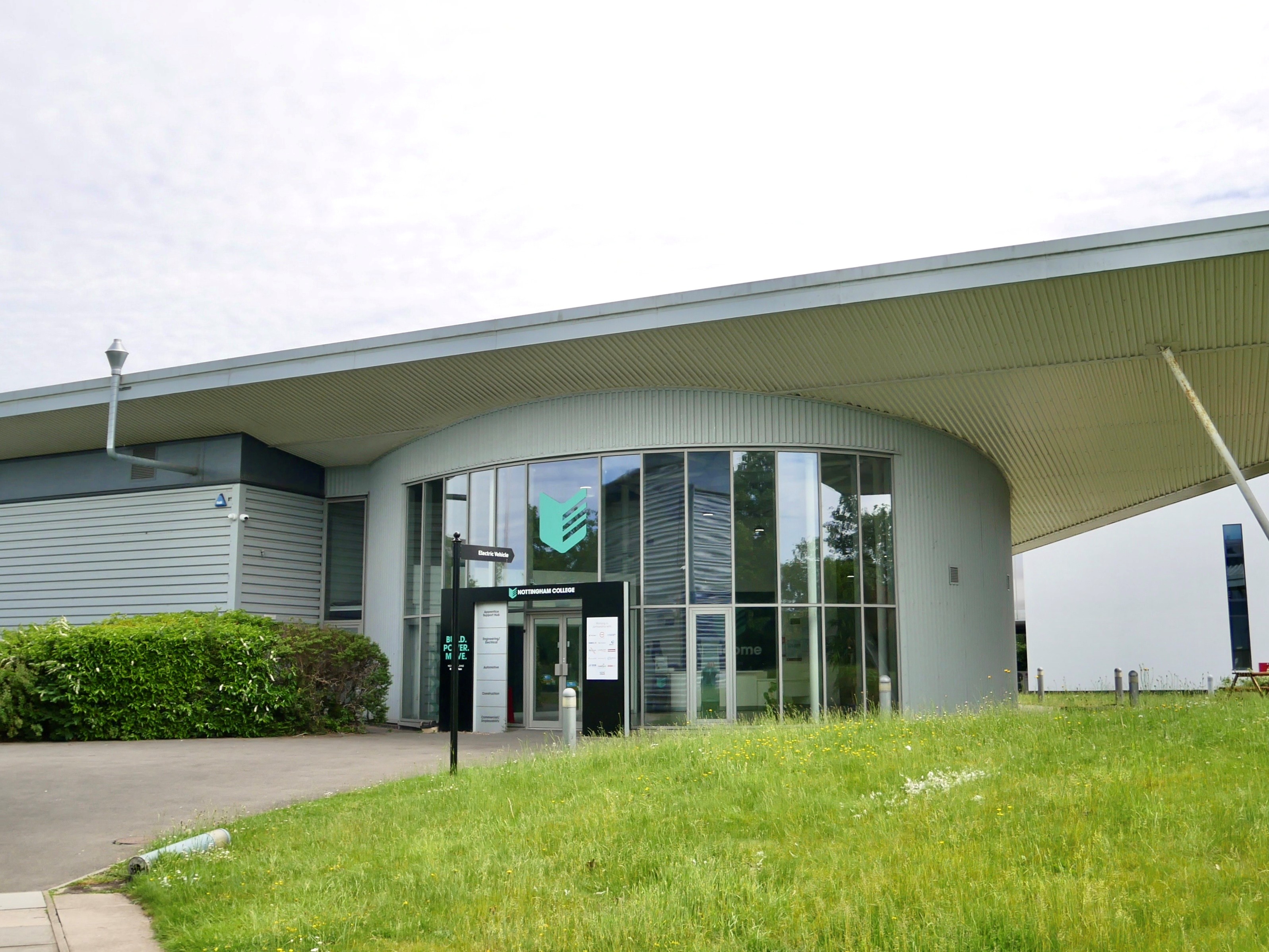 Exterior image of Ruddington's Centre for Sustainable Construction Technology