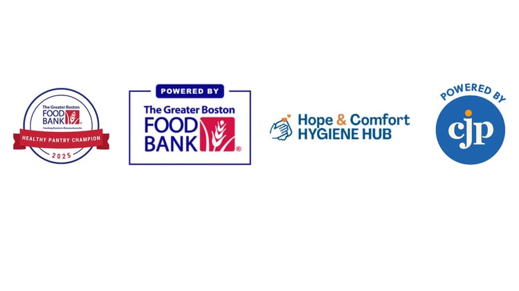 Family Table is powered by CJP and the Greater Boston Food Bank and is supported by the Hope & Comfort Hygiene Hub. We are also happy to have been named one of the Greater Boston Food Bank's Healthy Pantry Champions for 2025.