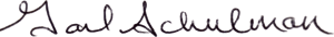 Gail Schulman signature