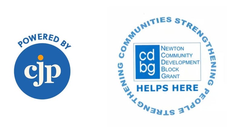 These supports are powered by CJP and are made possible through funding from the Newton Community Development Block Grant.