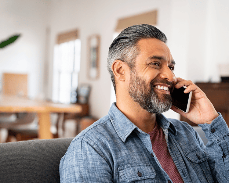 Man talking on the phone