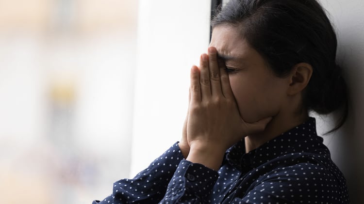Crying woman
