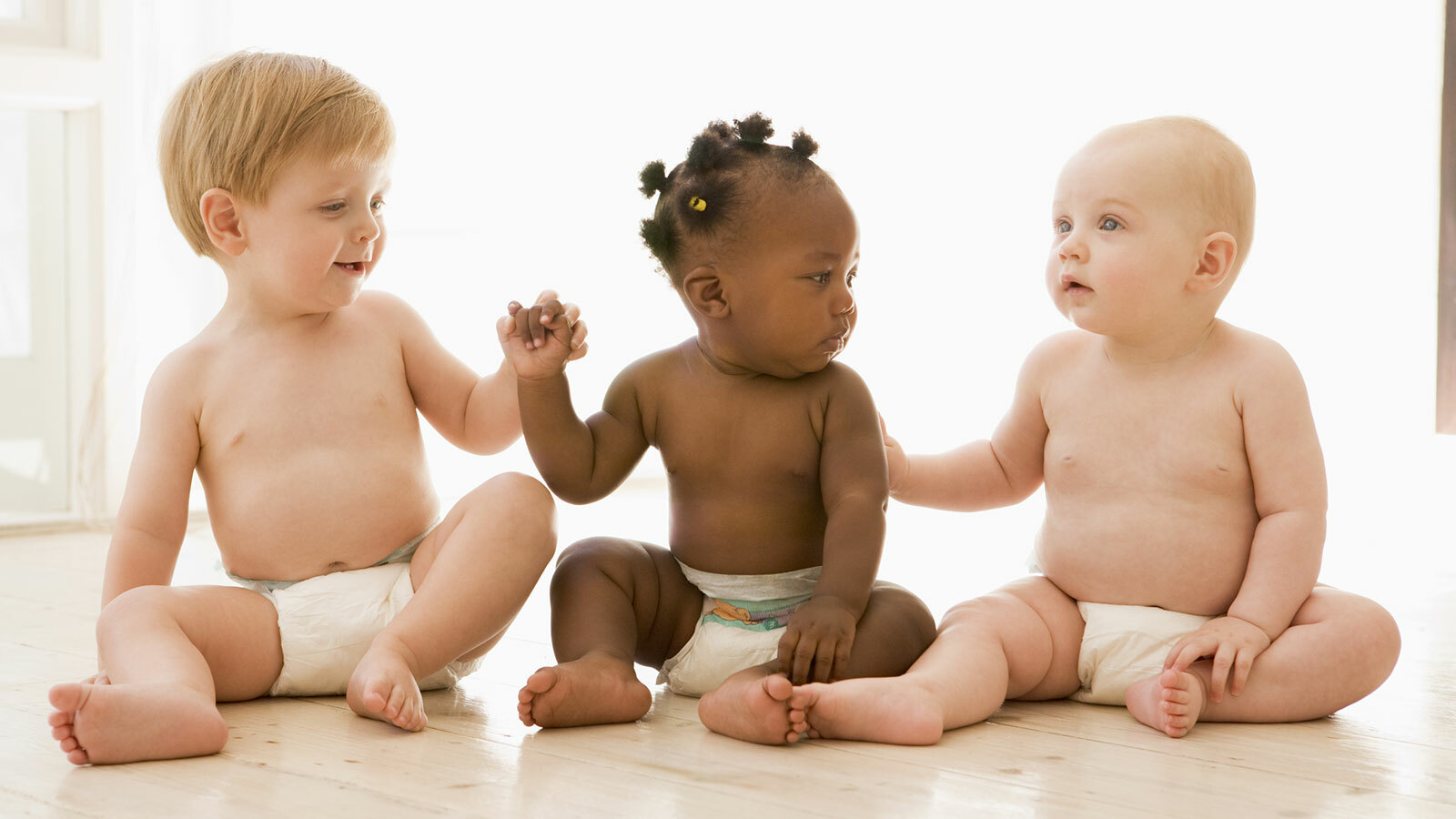 Multiracial babies