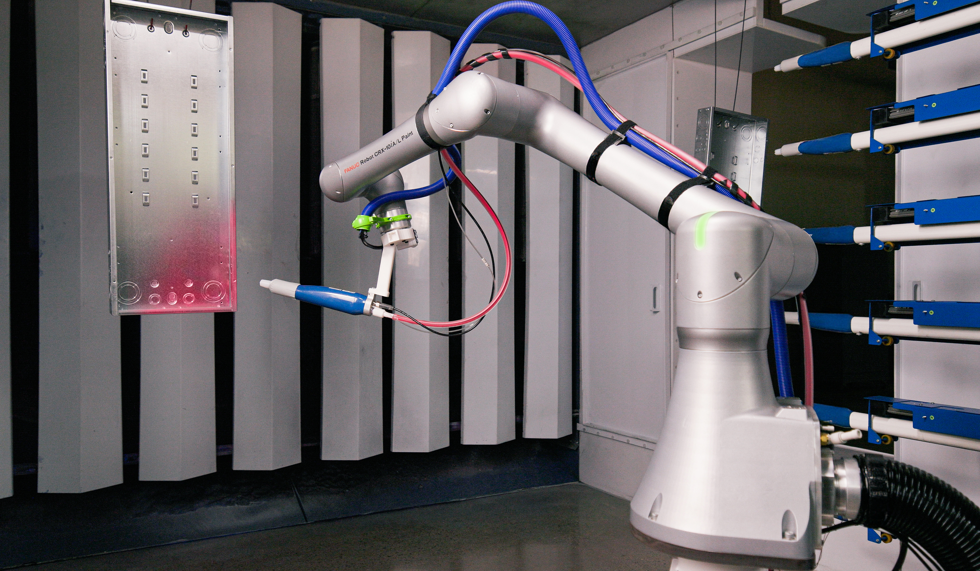 CRX-10iA/L Paint Painting an Electric Panel Box