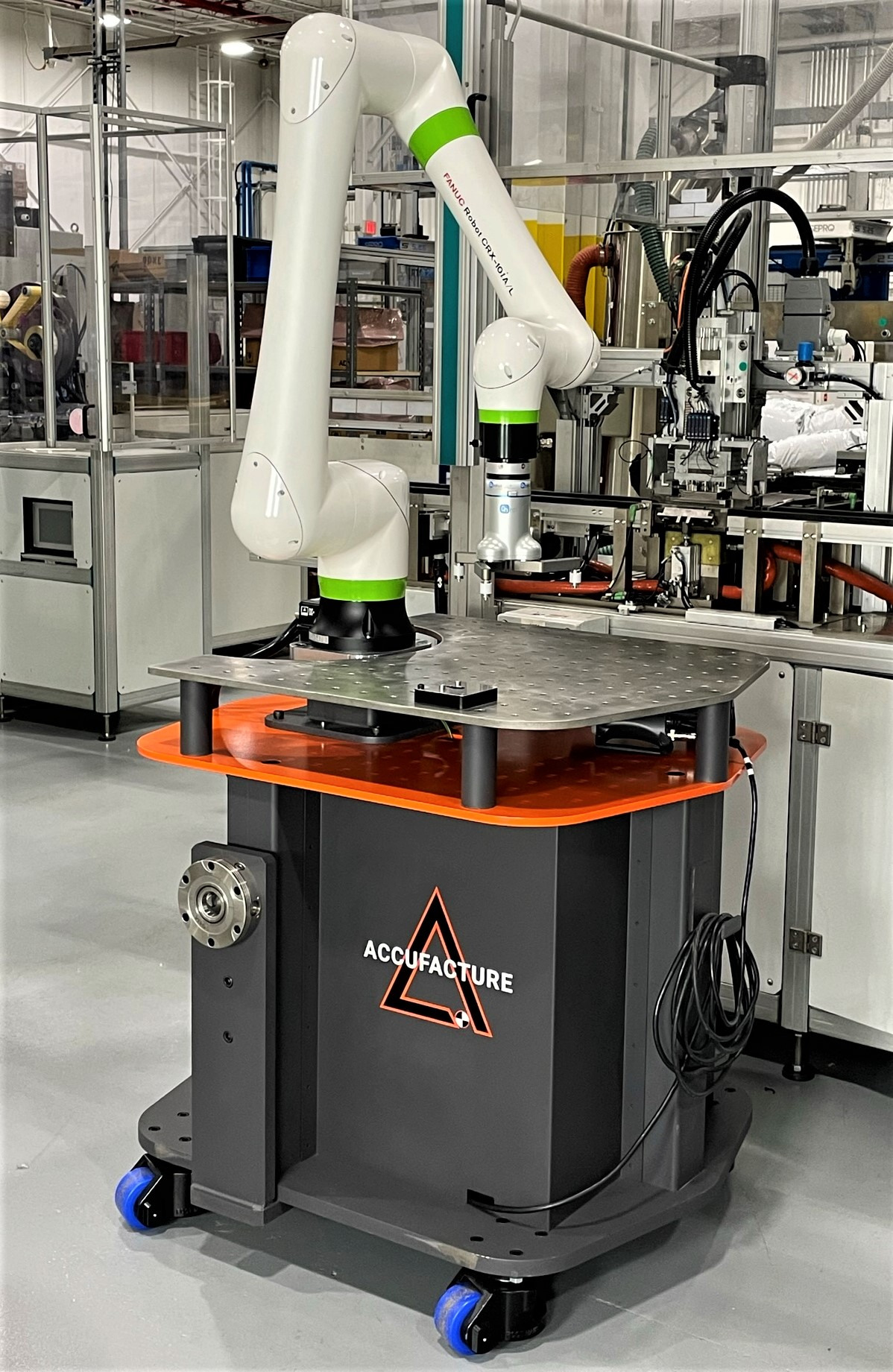 Mobile Workstation for CRX Cobot