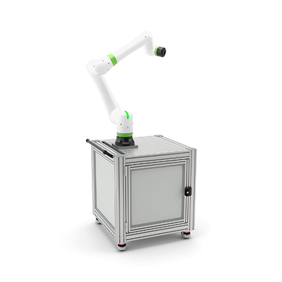 Basic cobot island for mobile use