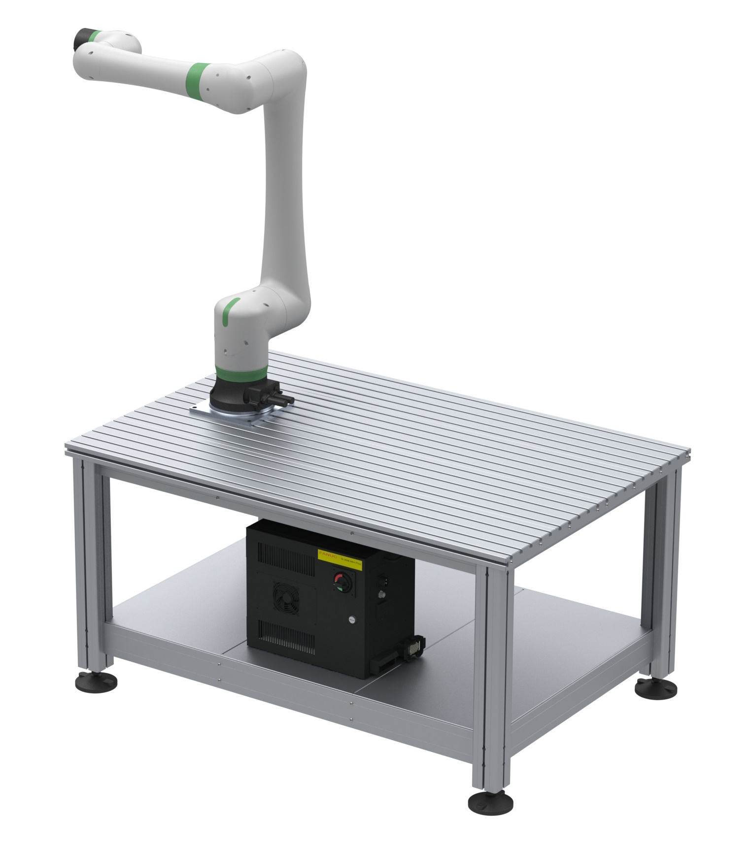 Industrial Workbench with T-Slot Table Top… | CRX Collaborative Robot