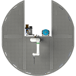 MOD WELD CRX Top View 4 Carts