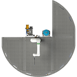 MOD WELD CRX Top View LF RF RR Carts