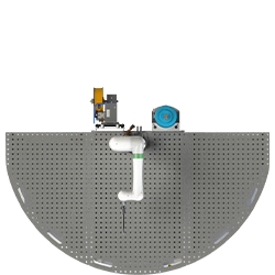 MOD WELD CRX Top View RF LF Carts