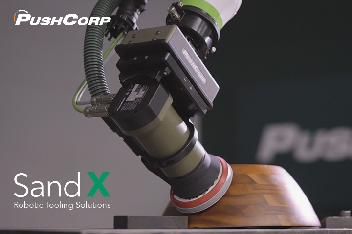 PushCorp Sand X Solution | CRX Collaborative Robot