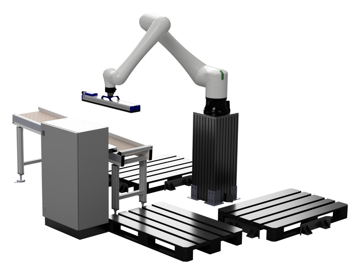 QP 25 with 3 pallatstations
