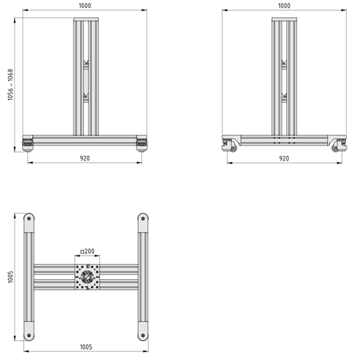 Robot Column Dimensions