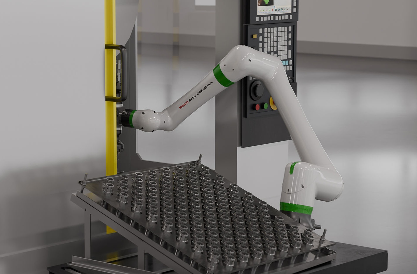 Centric Cobot Machine Tending cell