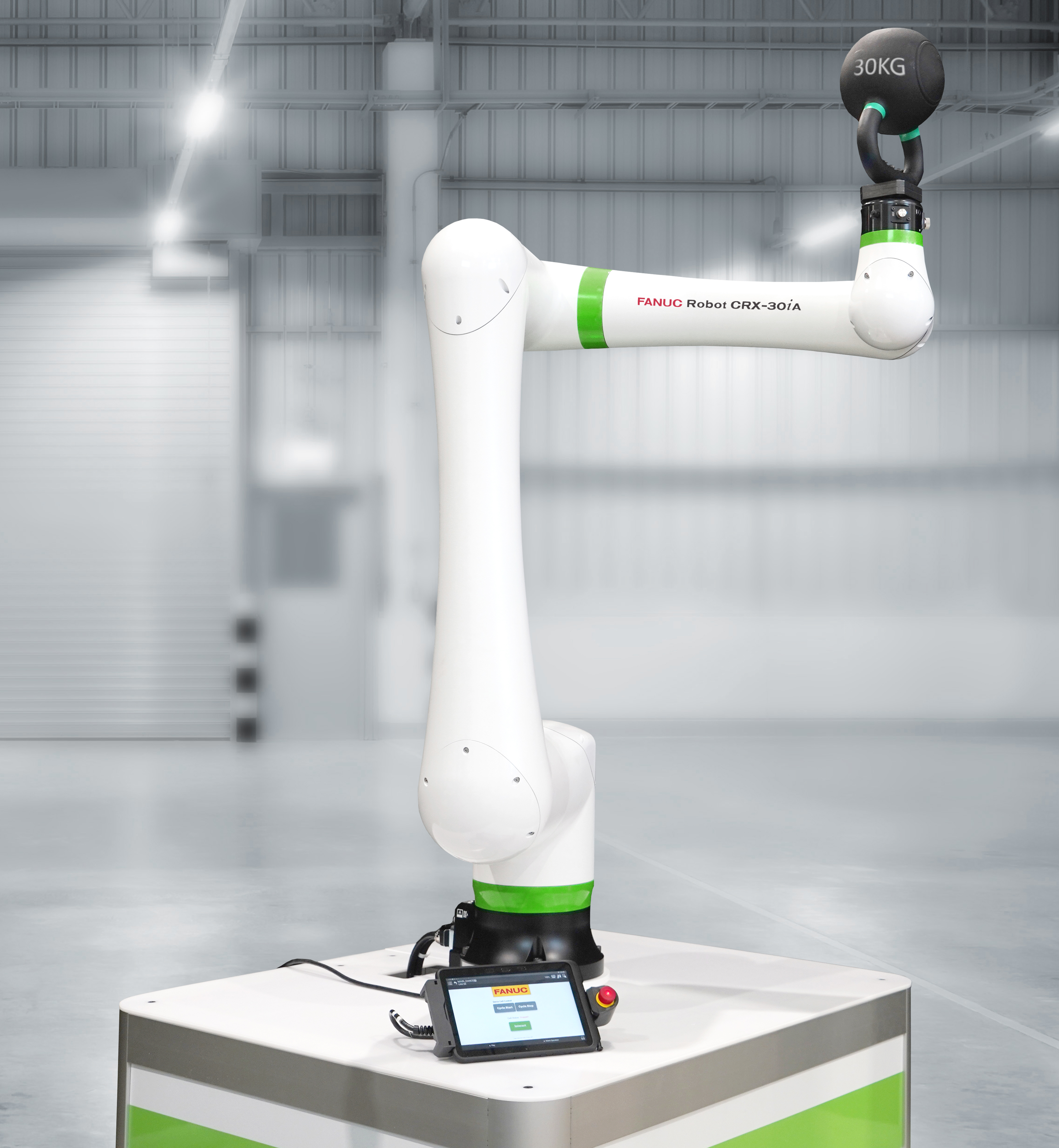 CRX-30iA Handling 30kg Kettlebell