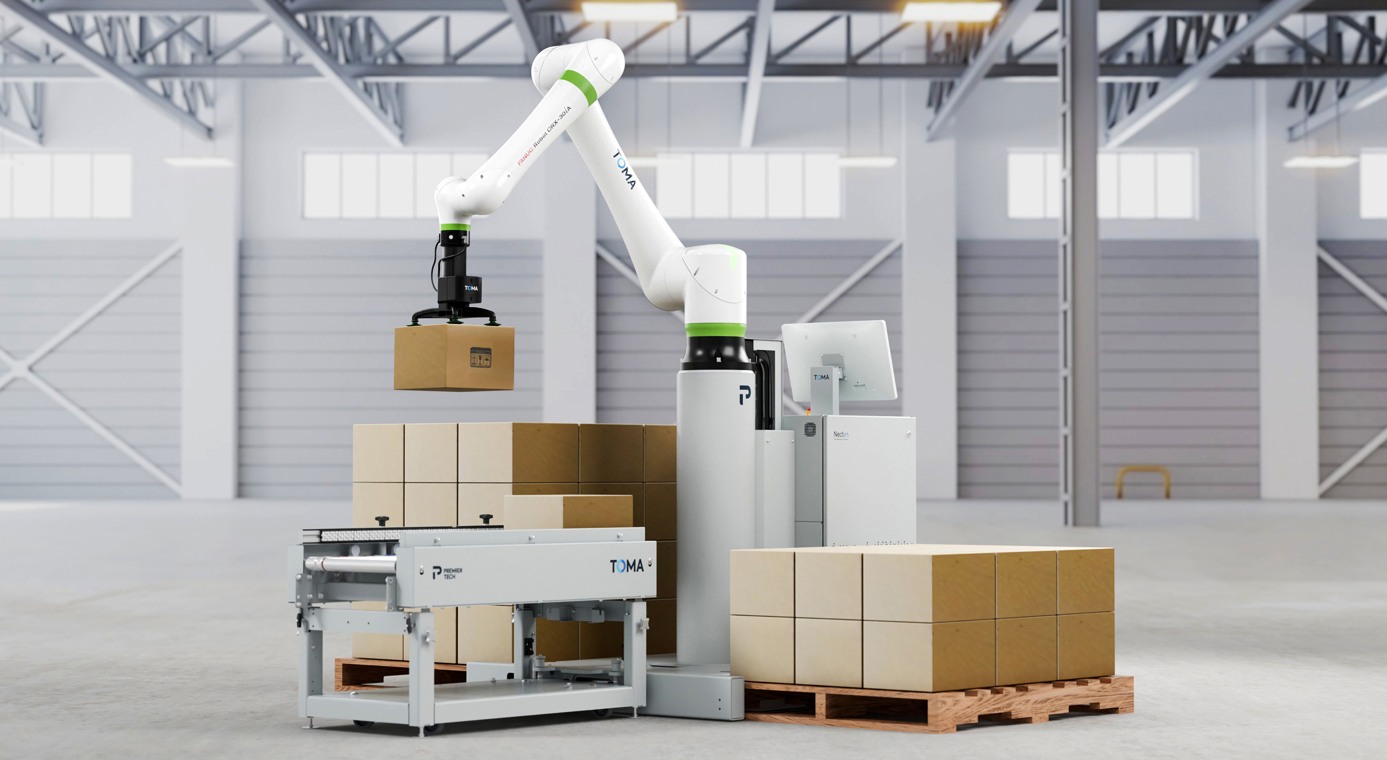 TOMA Palletizing FANUC CRX
