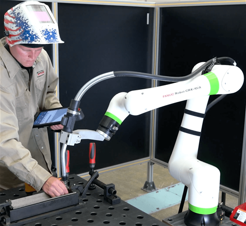 Weld cobot teaching