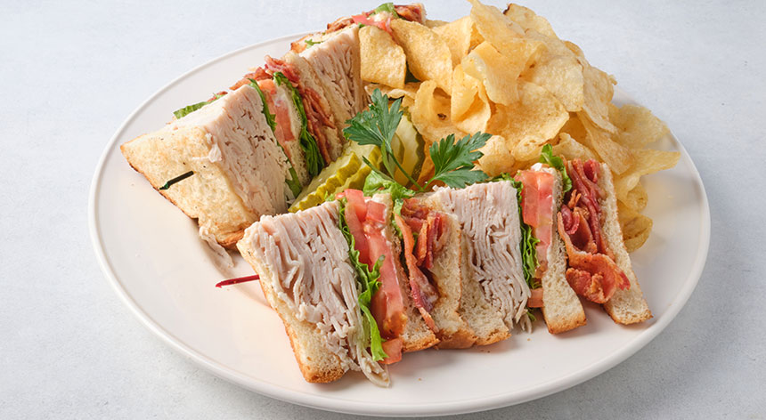 Coffee Shop Club Sandwich 860x472
