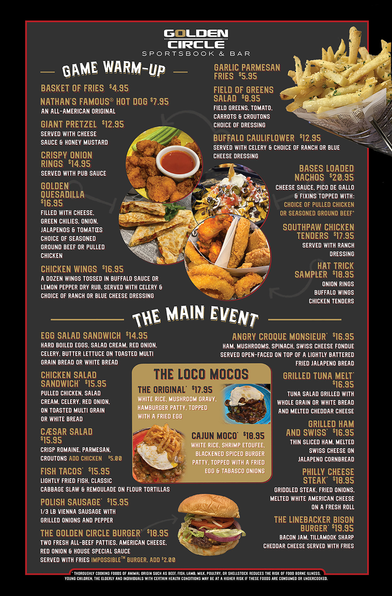 Golden Circle Sportsbook & Bar Treasure Island