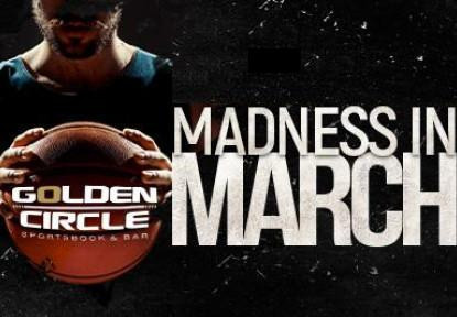 Madness in March viewing party at the Golden Circle Sportsbook and Bar at Treasure Island Las Vegas