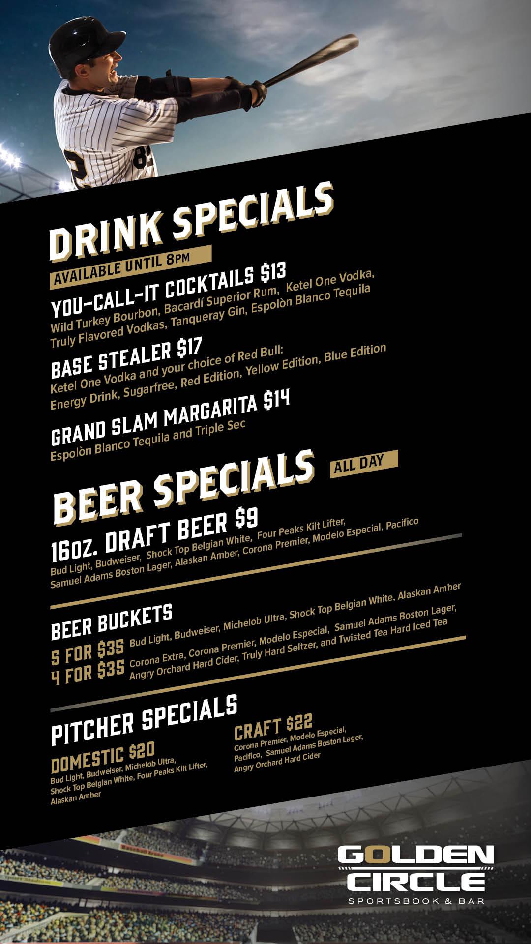 Golden Circle Sportsbook & Bar Treasure Island