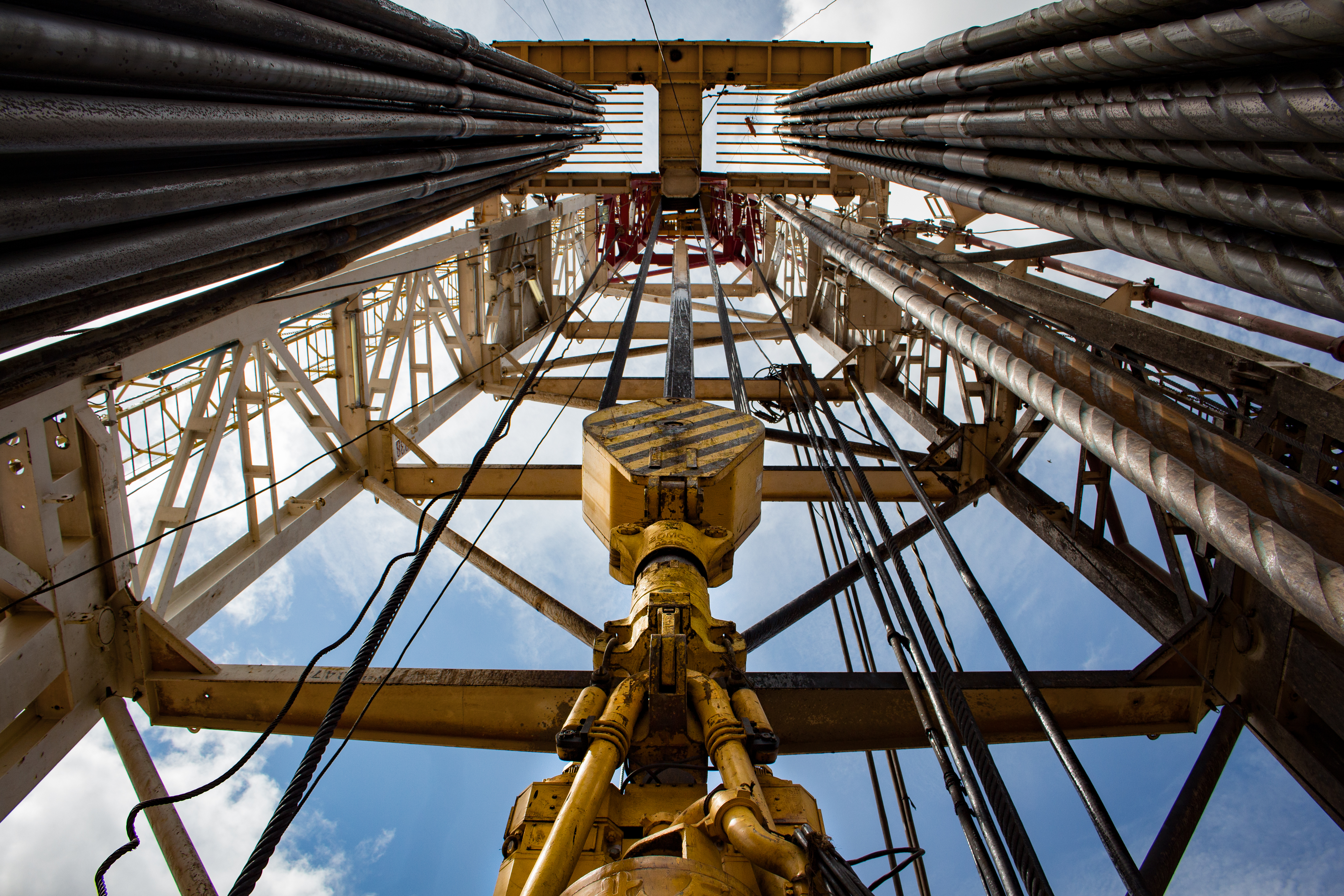 ST low angle view derrick